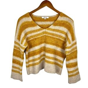 Madewell Sweater Medium Boxy Alpaca Granola Nature Cottage Indie Layering Earthy